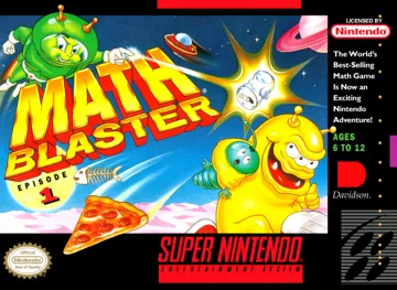 Math Blaster - Episode 1 (USA) box cover front